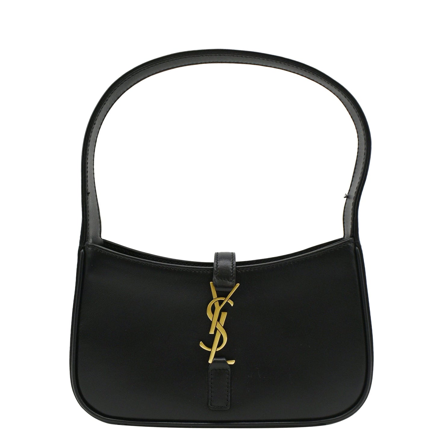 Saint Laurent Le 5 A 7 Leather Black Shoulder Bag Style 2