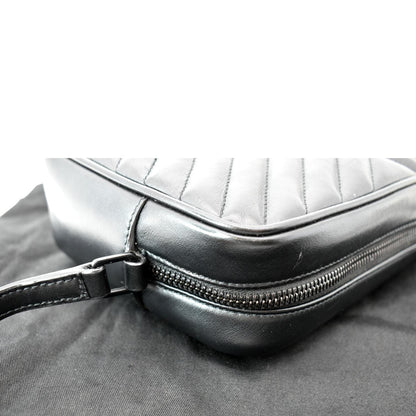 Saint Laurent Lou Leather Black Crossbody Style 7
