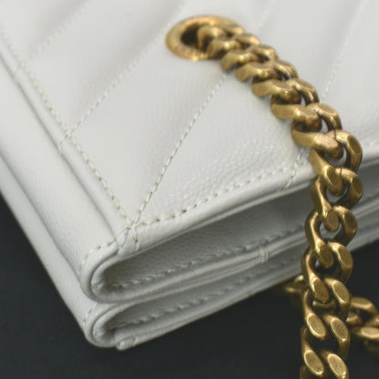 Saint Laurent Leather White Shoulder Bag