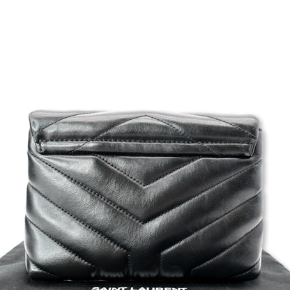 Saint Laurent Loulou Leather Black Shoulder Bag Style 3