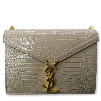 Saint Laurent Cassandra Beige Shoulder Bag