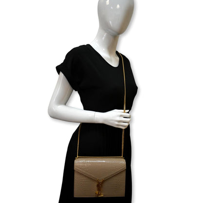 Saint Laurent Cassandra Beige Shoulder Bag