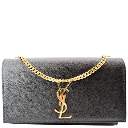 Saint Laurent Kate Leather Black Crossbody Style 13