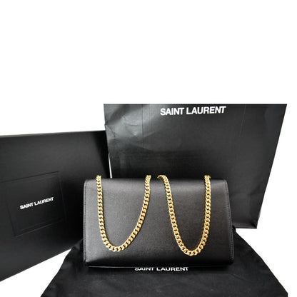 Saint Laurent Kate Leather Black Crossbody Style 13