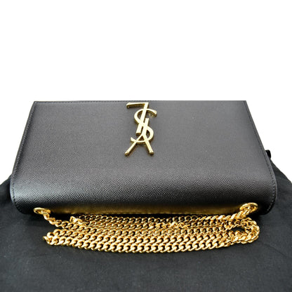 Saint Laurent Kate Leather Black Crossbody Style 13