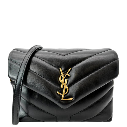 Saint Laurent Loulou Leather Black Crossbody Style 5