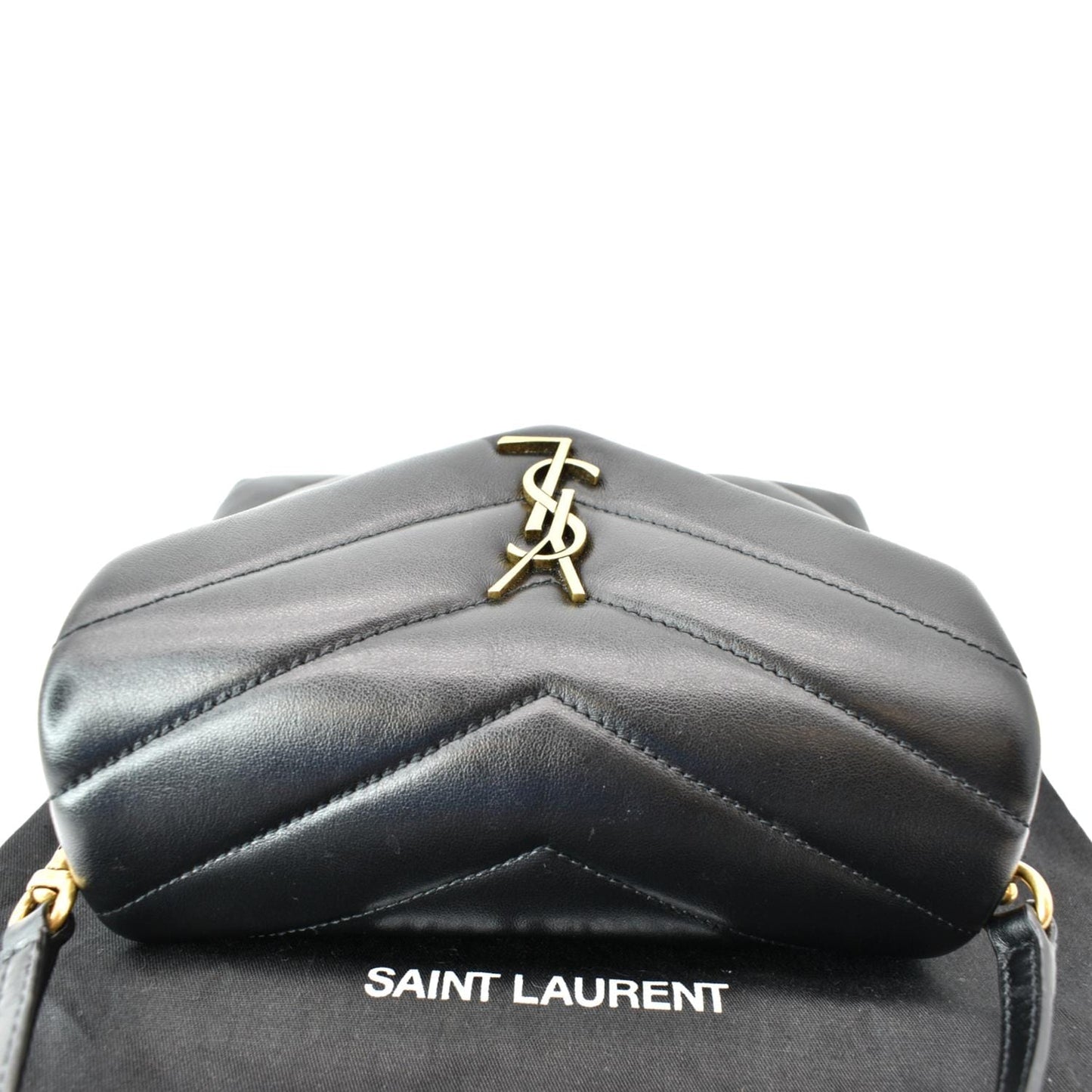 Saint Laurent Loulou Leather Black Crossbody Style 5