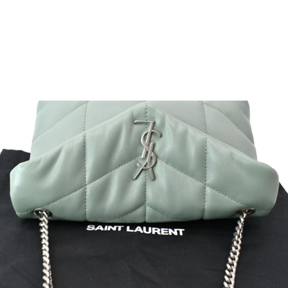 Saint Laurent Loulou Leather Red Crossbody Style 2