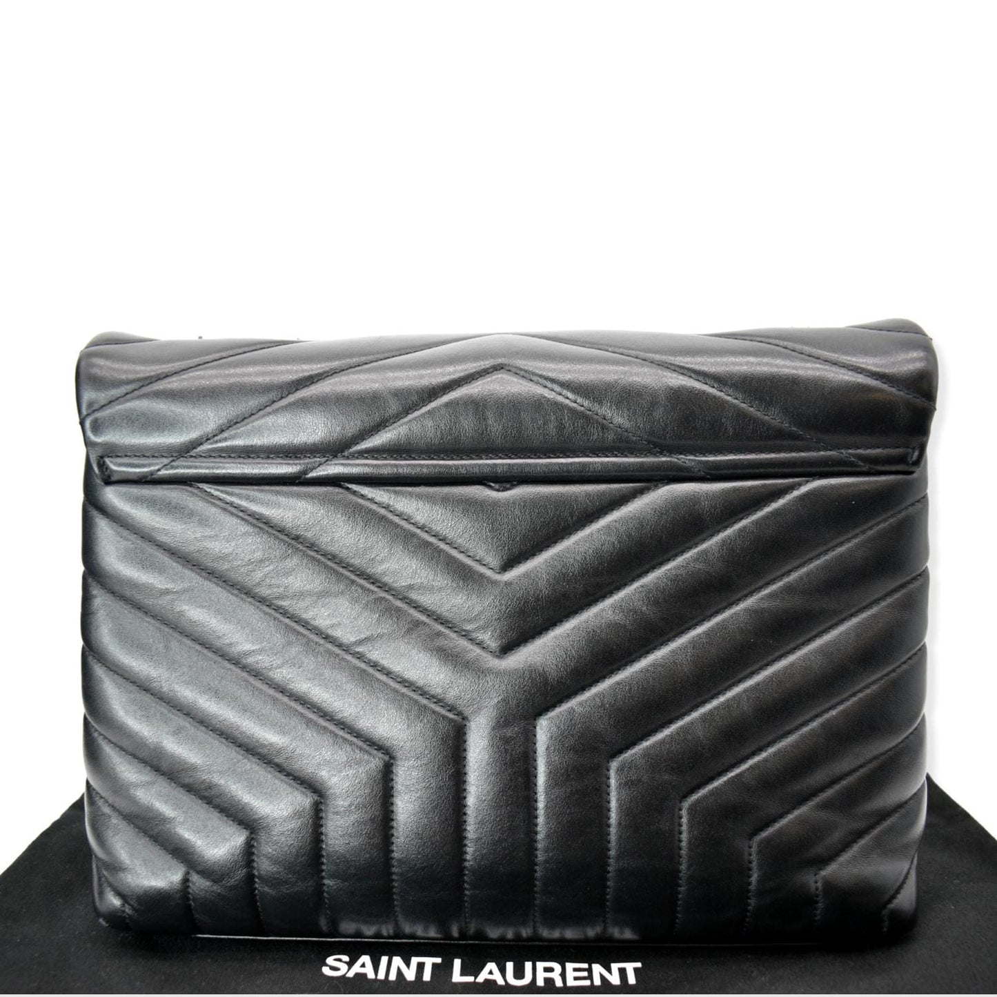 Saint Laurent Loulou Leather Black Shoulder Bag Style 4