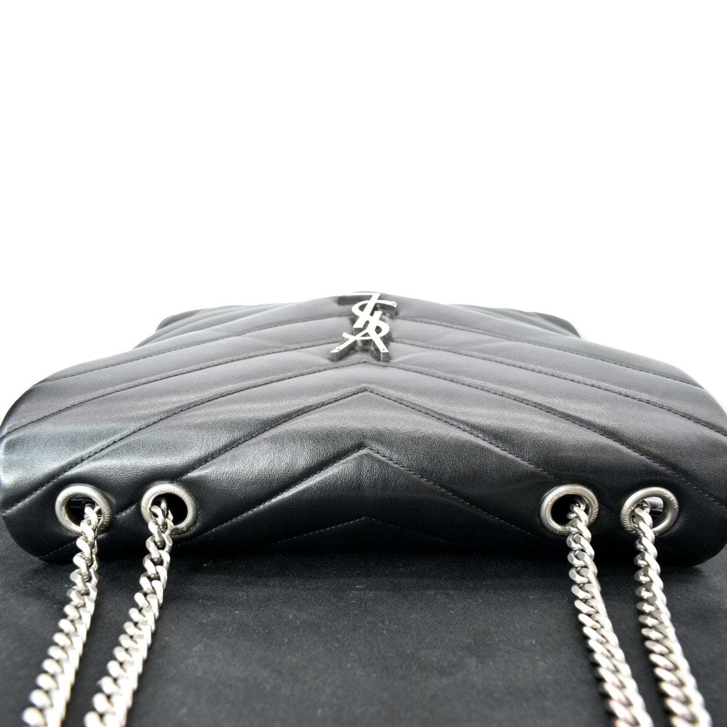 Saint Laurent Loulou Leather Black Shoulder Bag Style 4