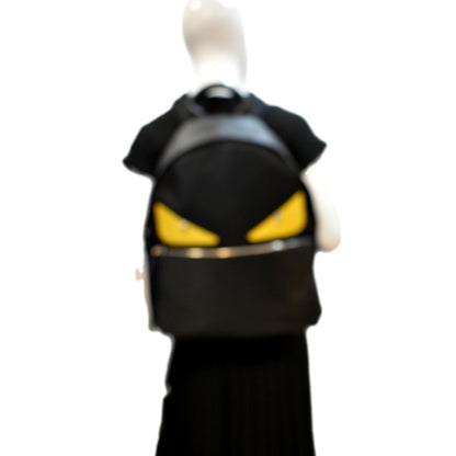 Fendi Luxury Leather Black Backpack Style 2