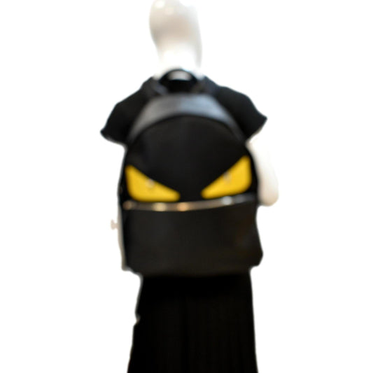 Fendi Luxury Leather Black Backpack Style 2
