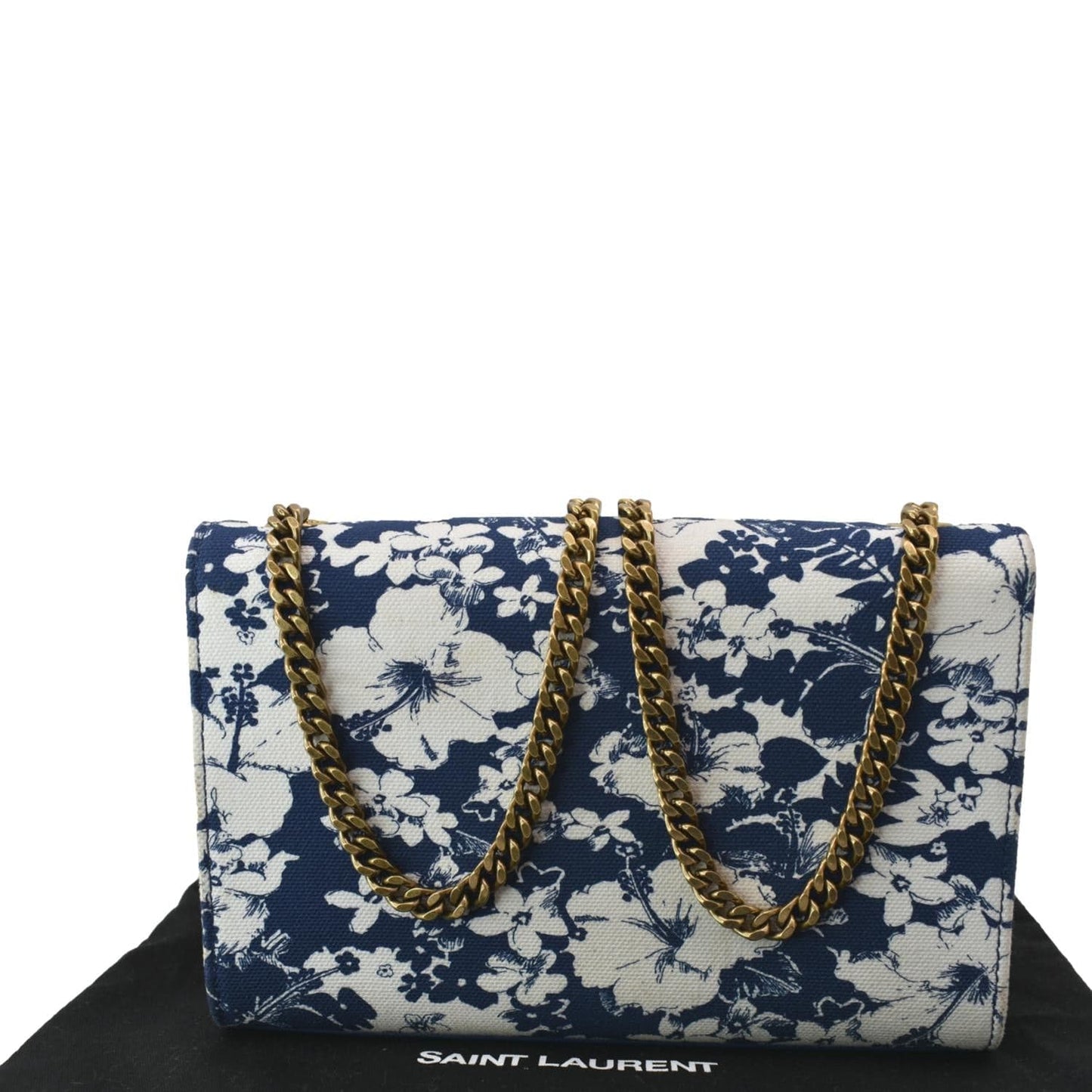 Saint Laurent Kate Canvas Red Shoulder Bag
