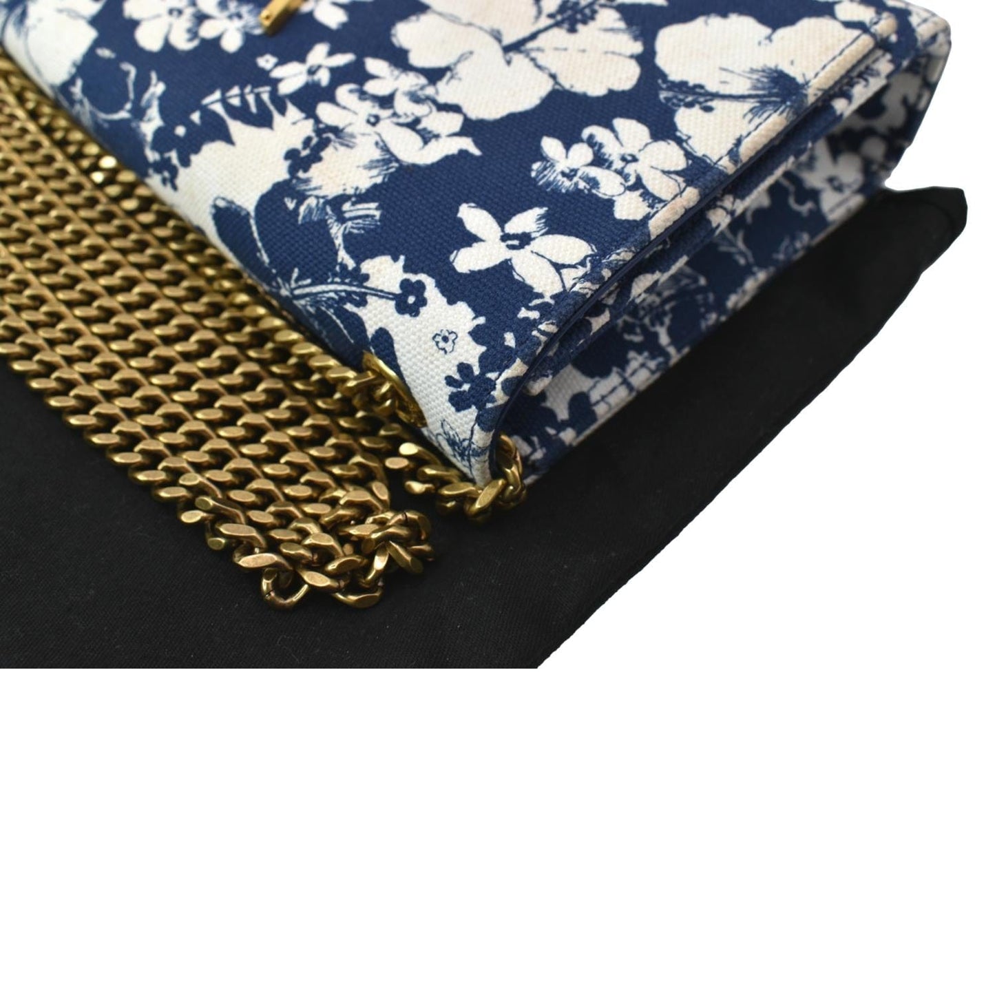 Saint Laurent Kate Canvas Red Shoulder Bag