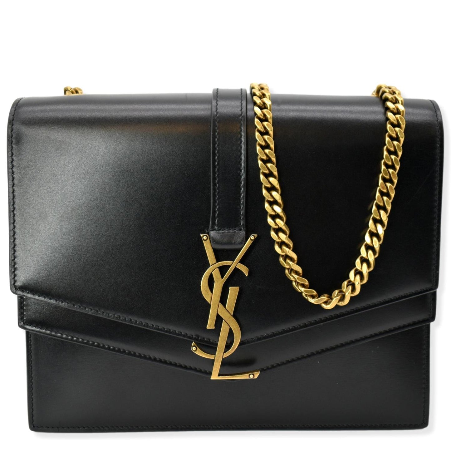 Saint Laurent Monogram Black Shoulder Bag