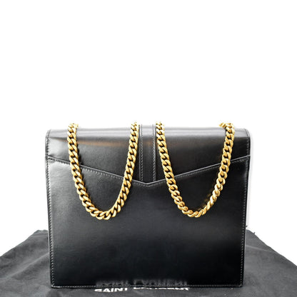 Saint Laurent Monogram Black Shoulder Bag