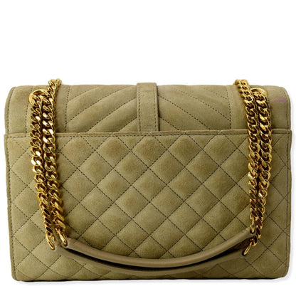 Saint Laurent Envelope Suede Beige Crossbody Suede