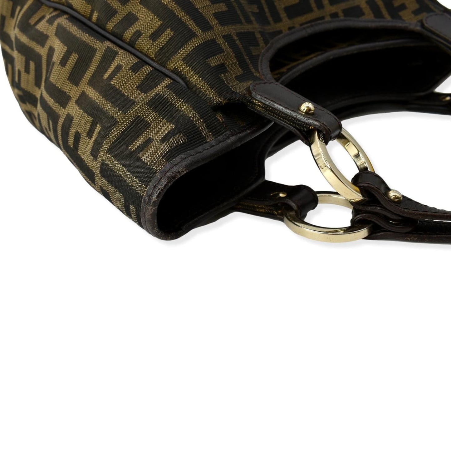 Fendi Tote Canvas Brown Tote Bag Style 2