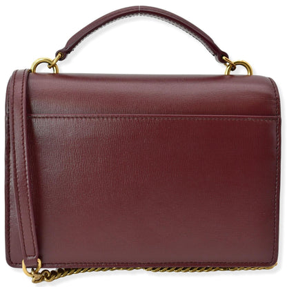 Saint Laurent Sunset Leather Red Crossbody Style 5