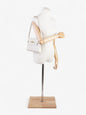 Saint Laurent Manhattan Blanc Calfskin Leather Small
