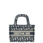 Christian Dior Navy Blue Oblique Book Tote Mini Bag
