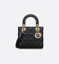 DIOR CANNAGE CALFSKIN LEATHER SMALL LADY DIOR BAG