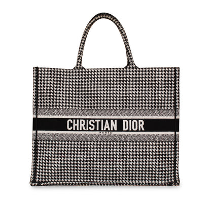 Dior Book Tote Lou Leather Canvas Tote Bag