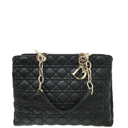 Dior Lady Dior Leather Tote Bag