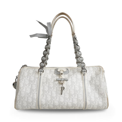 Dior Monogram Chain Leather Shoulder Bag