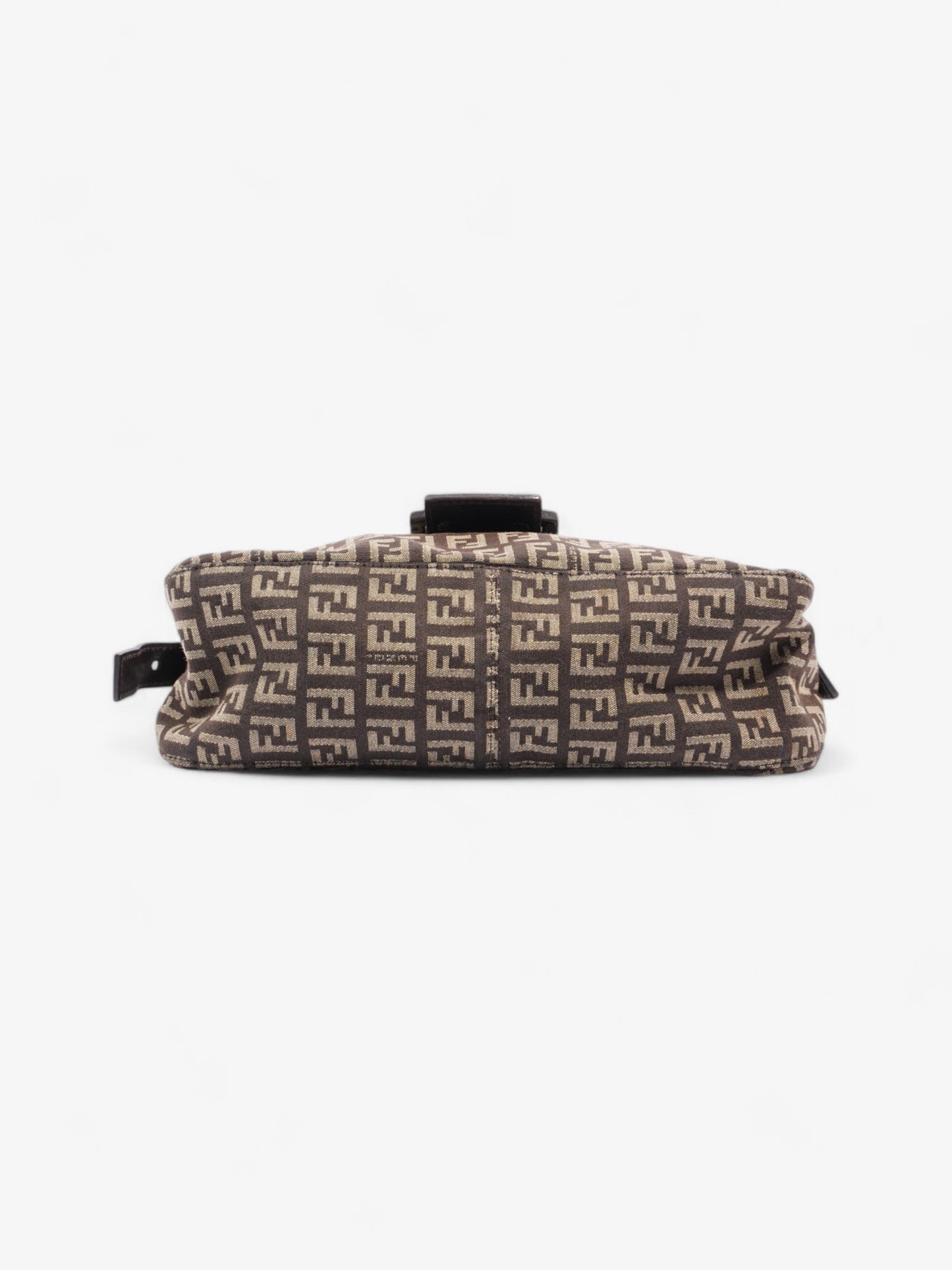 Fendi Baguette Canvas Brown Shoulder Bag Style 3