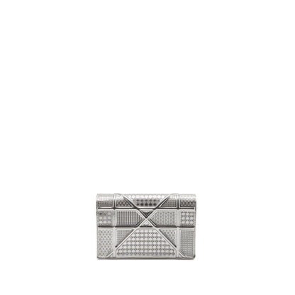 Dior Diorama Wallet On Chain Calfskin Silver