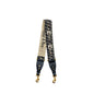 Dior Wide Shoulder Strap Blue Dior Oblique Jacquard