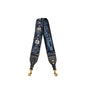 Dior Miscellaneous Studded Shoulder Strap Blue with Multicolour Hardware