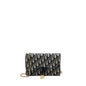 Dior Saddle Pouch Blue Dior Oblique JACQUARD Canvas