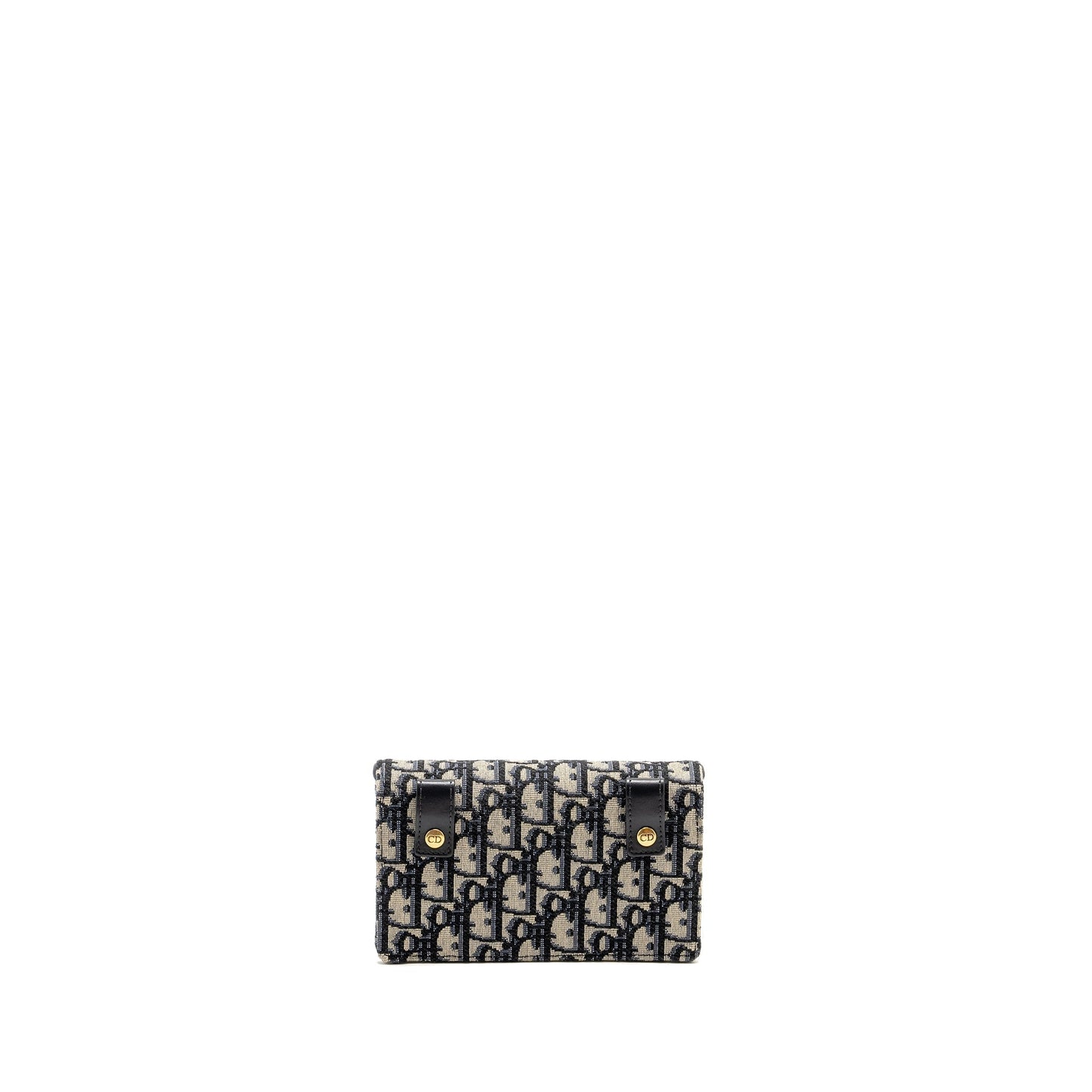Dior Saddle Belt Purse/Pouch Blue Oblique Jacquard Canvas
