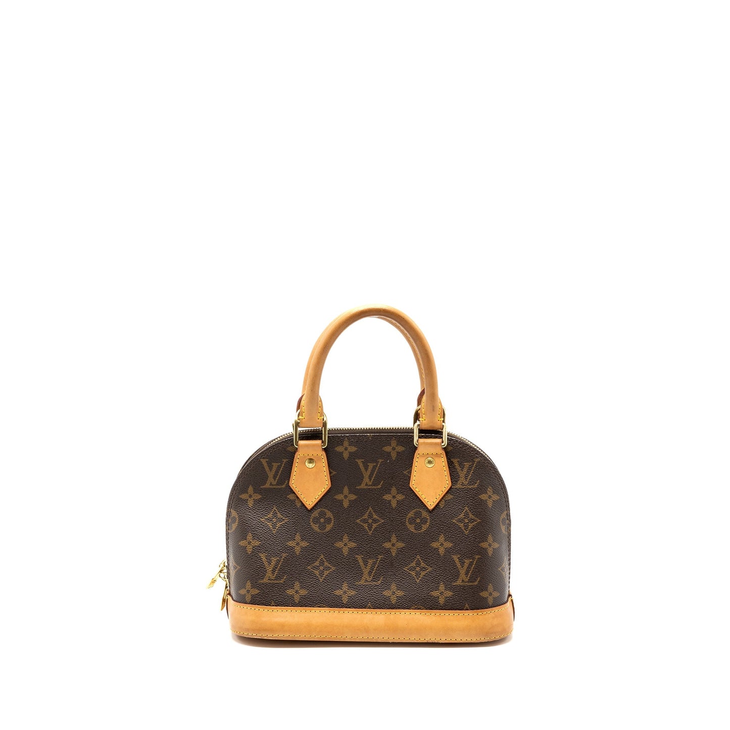 Louis Vuitton alma BB monogram canvas GHW