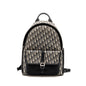 Dior men’s backpack dior oblique canvas / calfskin blue / black