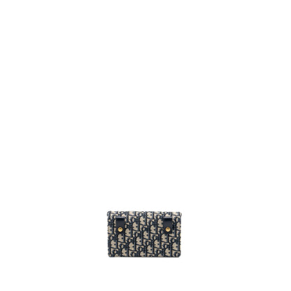 Dior Saddle Belt Pouch Dior Oblique Jacquard Blue
