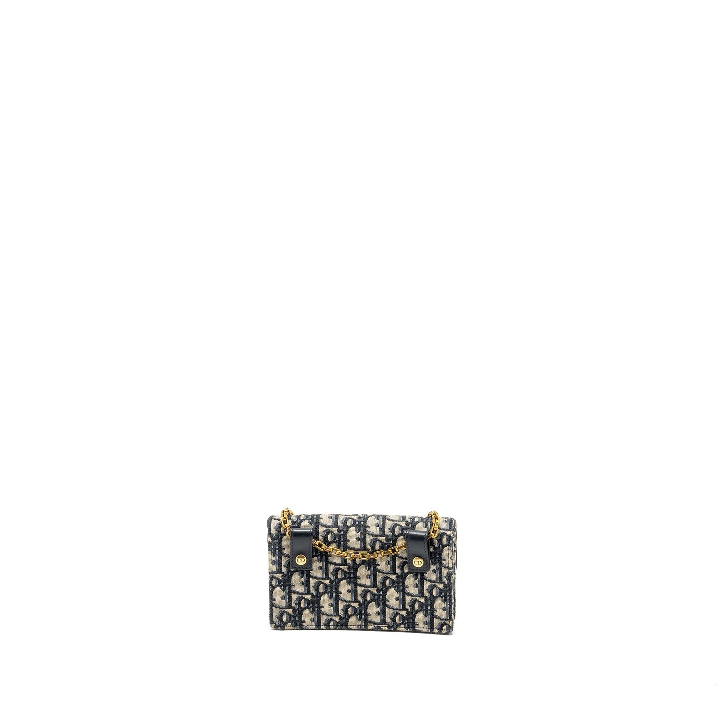 Dior saddle belt pouch oblique Jacquard canvas blue