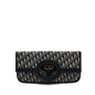 Dior Folder Clutch Blue Dior Oblique Canvas/ Leather