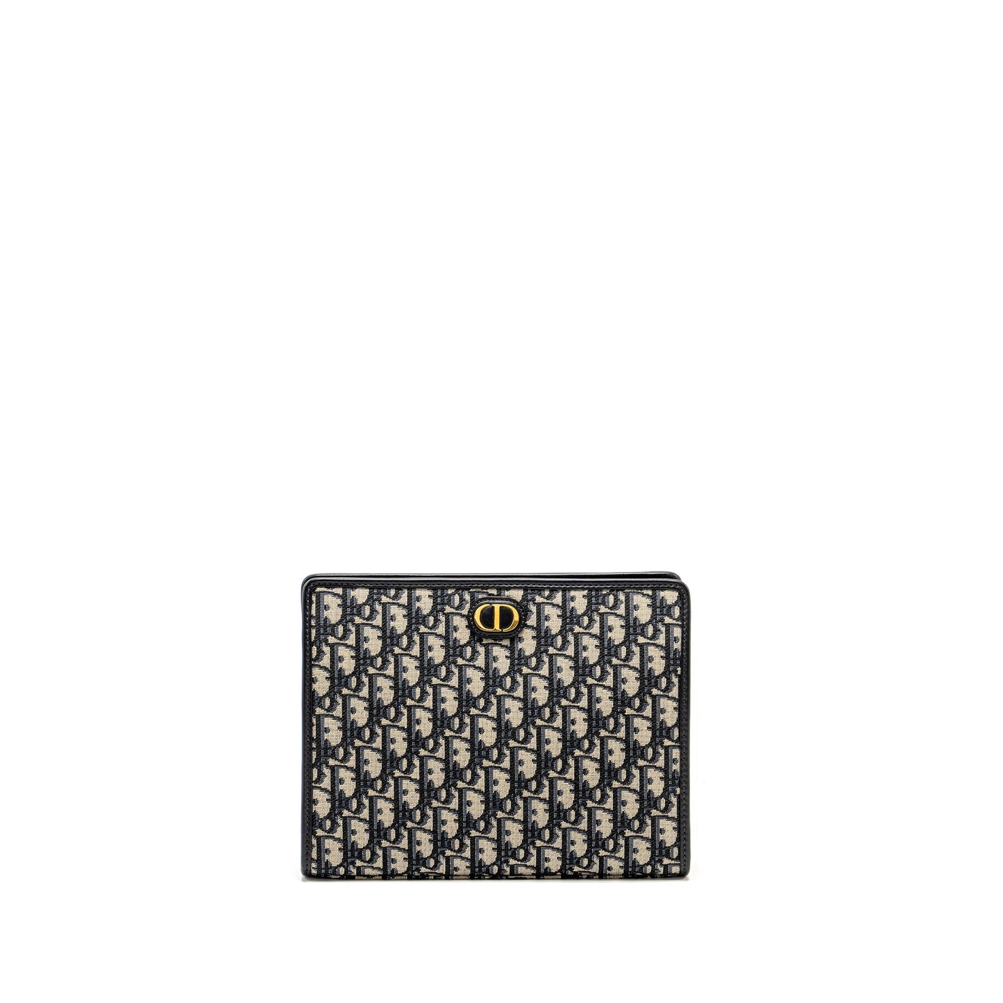 Dior 30 Montaigne Dea Pouch Blue Oblique Jacquard