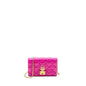 Dior Dioraddict Wallet On Chain Lambskin Pink