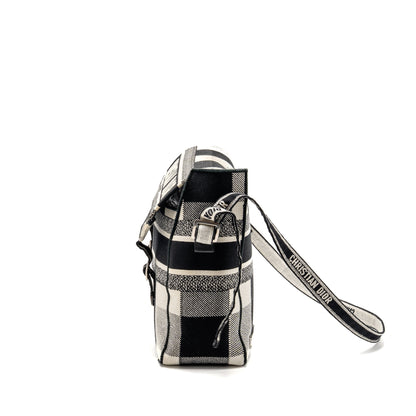 Dior Diorcamp Messenger Purse Canvas Black/White