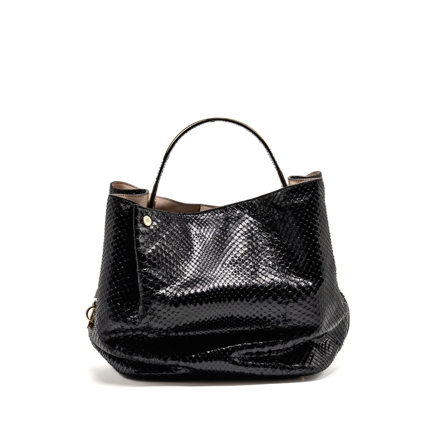 Dior Diorific tote Purse Python leather black