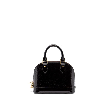 Louis Vuitton Alma BB Patent Amarante GHW