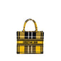 Dior small book tote canvas yellow / black