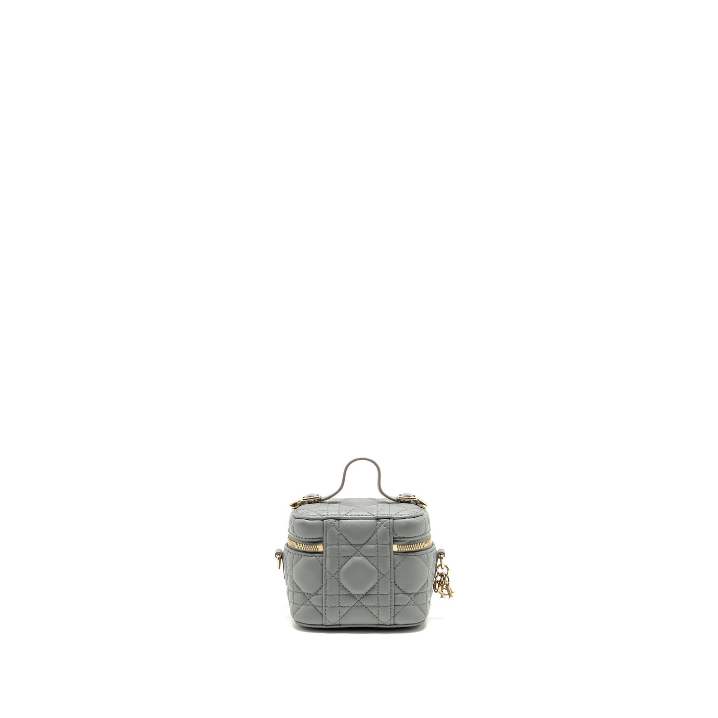 Dior micro lady dior vanity case Lambskin blue