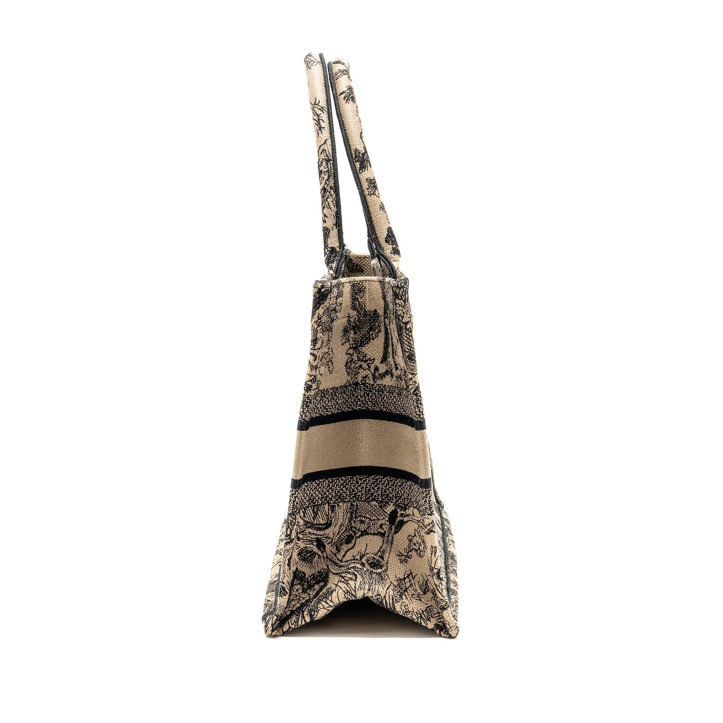 Dior Medium Dior Book Tote Toile de Jouy Reverse Embroidery Canvas Beige