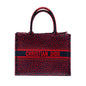 Dior Medium Dior book tote I love Paris canvas red / navy