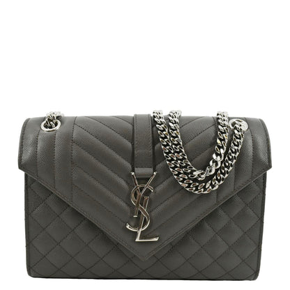 Saint Laurent Envelope Leather Red Crossbody Style 2
